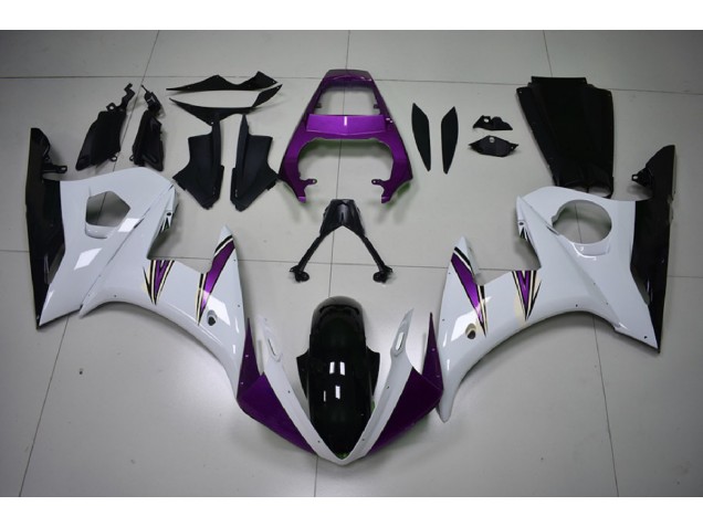 Accenti Bianchi Lucidi & Viola 03-04 R6 Carene Moto