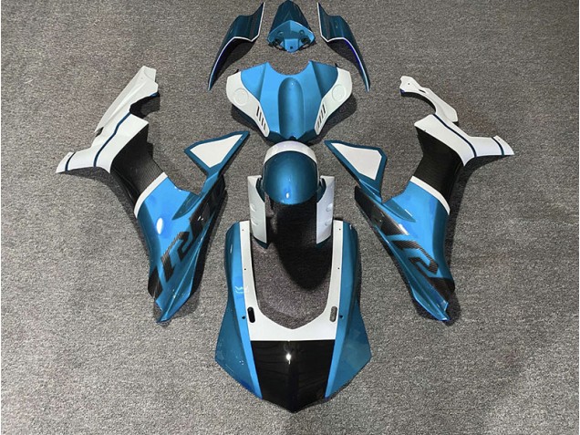 Accenti Di Azzurro & Fibra Di Carbonio 15-19 R1 Carene Moto