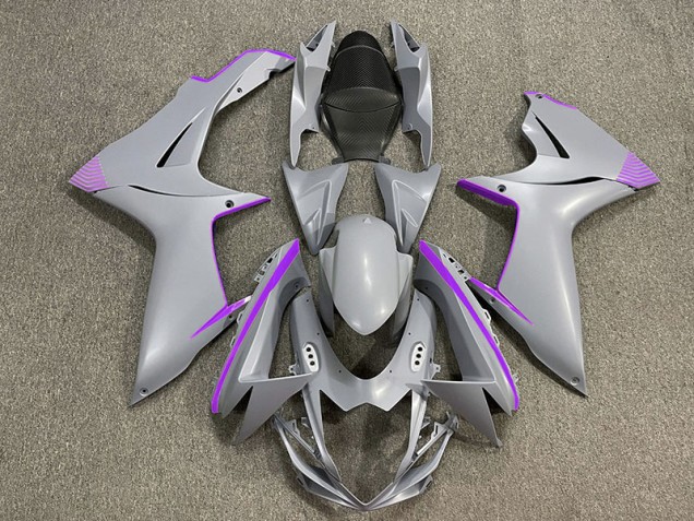 Accenti Grigio Nardo Opaco & Viola 11-24 GSXR 600-750 Carene Moto