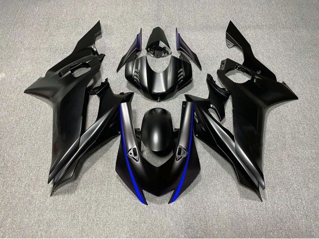 Accenti Neri Opachi & Blu 17-21 R6 Carene Moto