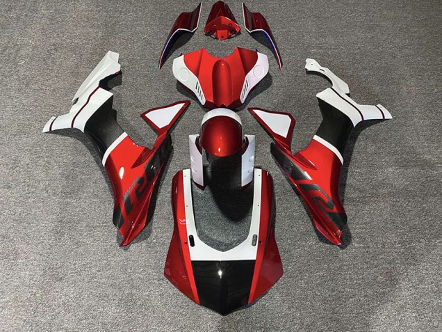 Accenti Rossi & Fibra Di Carbonio 15-19 R1 Carene Moto
