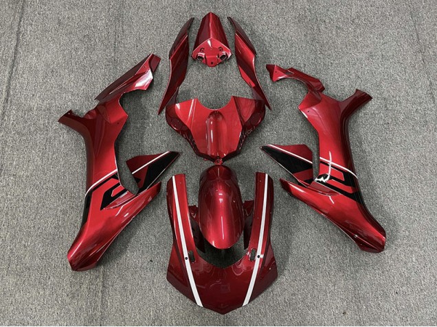 Accenti Rosso Intenso & Bianco & Nero 15-19 R1 Carene Moto
