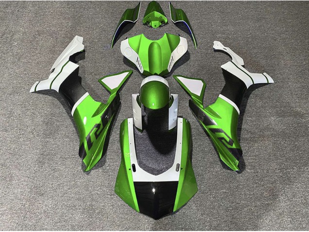 Accenti Verdi & Fibra Di Carbonio 15-19 R1 Carene Moto