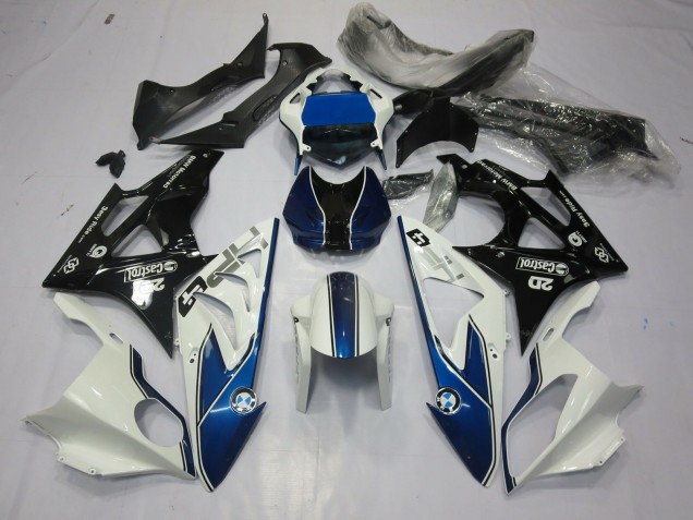 Alieno Blu & Bianco 09-14 S1000RR Carene Moto