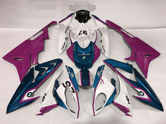 Alieno Blu & Bianco 09-14 S1000RR Carene Moto