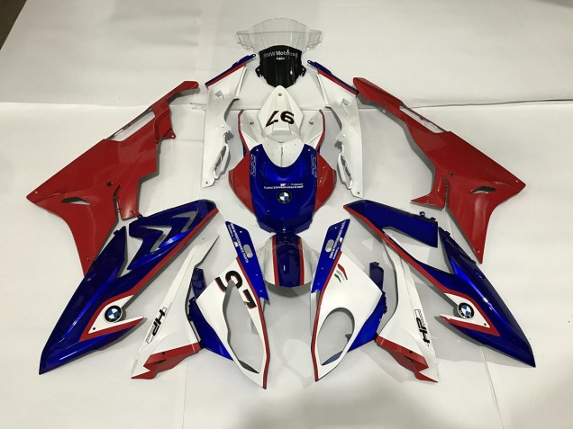 Alieno Blu & Bianco 09-14 S1000RR Carene Moto
