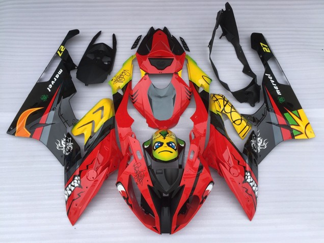 Alieno Blu & Bianco 09-14 S1000RR Carene Moto