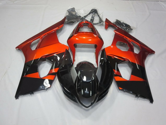Arancio Bruciato & Nero 03-04 GSXR 1000 Carene Moto