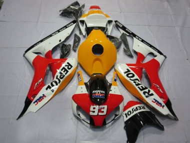 Acquista Arancio Chiaro Bianco Repsol 06-07 CBR1000RR Carene Moto