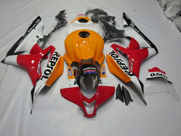Arancio Chiaro & Bianco Repsol 07-08 CBR600RR Carene Moto