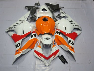 Acquista Arancio Chiaro & Bianco Repsol 09-12 CBR600RR Carene Moto