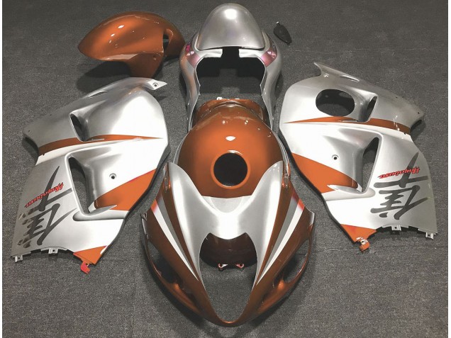 Arancio Lucido & Argento 97-07 GSXR 1300 Carene Moto