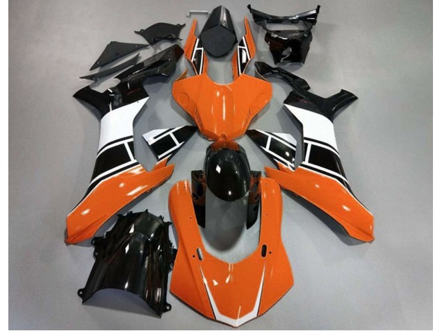 Arancio Lucido Bianco & Nero 15-19 R1 Carene Moto