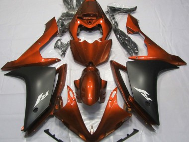 Acquista Arancio Lucido & Nero 07-08 R1 Carene Moto