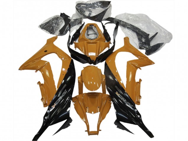 Arancio Lucido & Nero 11-15 ZX10R Carene Moto