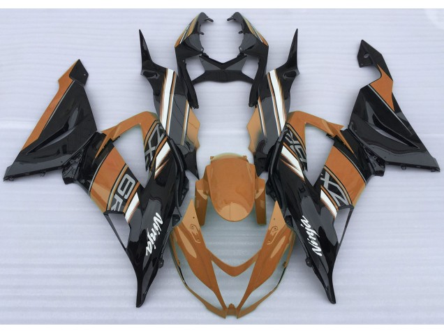 Arancio Lucido & Nero 13-18 ZX6R Carene Moto
