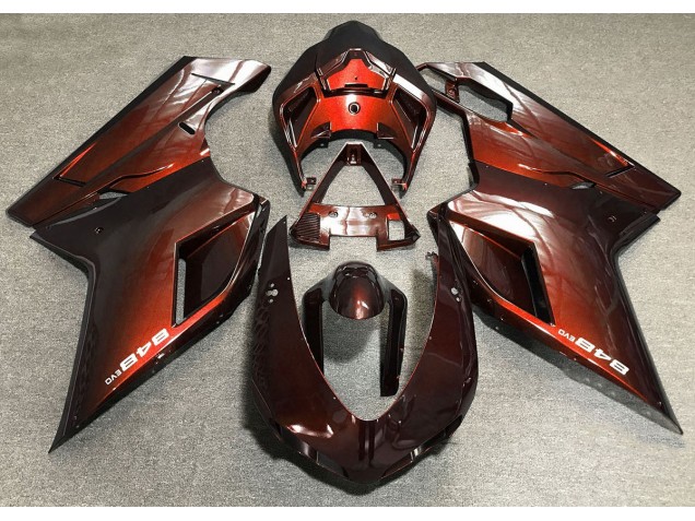 Arancio Profondo 07-14 Ducati 848 1098 1198 Carene Moto