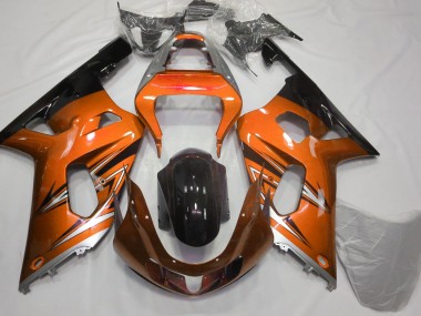Acquista Arancione & Argento 01-03 GSXR 600-750 Carene Moto