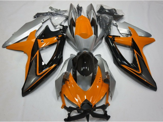 Arancione & Argento 08-10 GSXR 600-750 Carene Moto