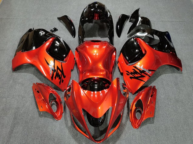 Arancione Caramello & Nero Lucido 08-20 GSXR 1300 Carene Moto