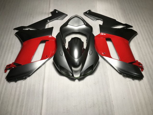 Argento Metallizzato Con Rosso 07-08 ZX6R Carene Moto