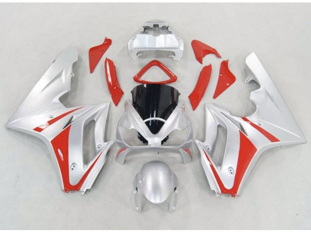 Argento & Rosso 06-08 Daytona 675 Carene Moto