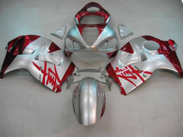 Argento & Rosso 97-07 GSXR 1300 Carene Moto