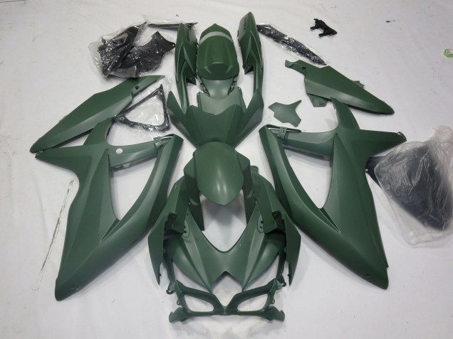 Army Green 08-10 GSXR 600-750 Carene Moto