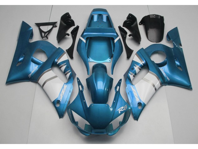 Azzurro & Bianco 98-02 R6 Carene Moto