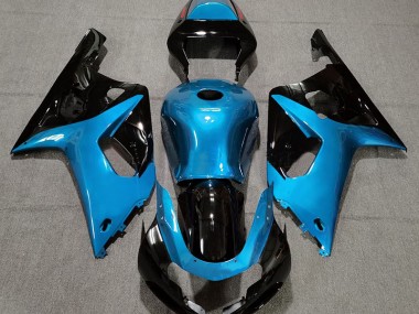 Acquista Azzurro Lucido & Nero 01-03 GSXR 600-750 Carene Moto