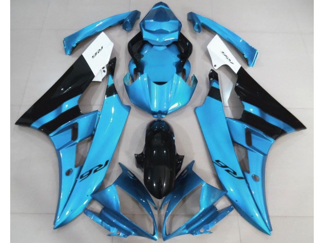 Azzurro Lucido & Nero 06-07 R6 Carene Moto