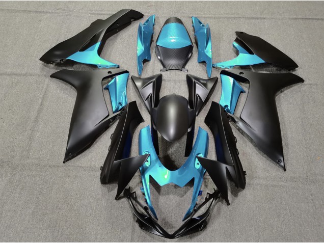 Azzurro & Nero Opaco 11-24 GSXR 600-750 Carene Moto