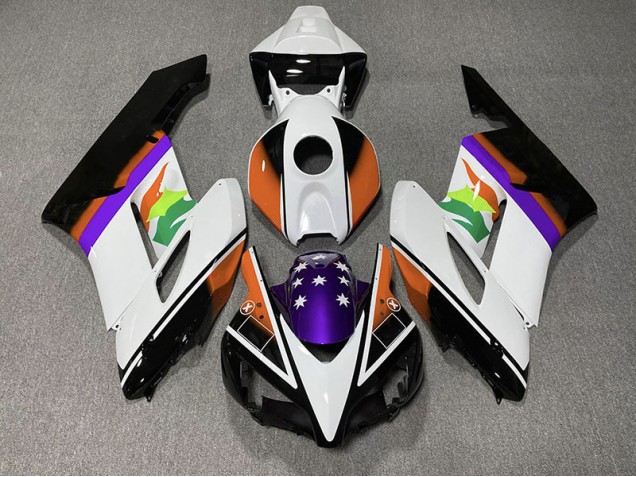 Bandiera Arancione & Viola 04-05 CBR1000RR Carene Moto