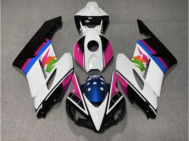 Bandiera Rosa & Blu 04-05 CBR1000RR Carene Moto