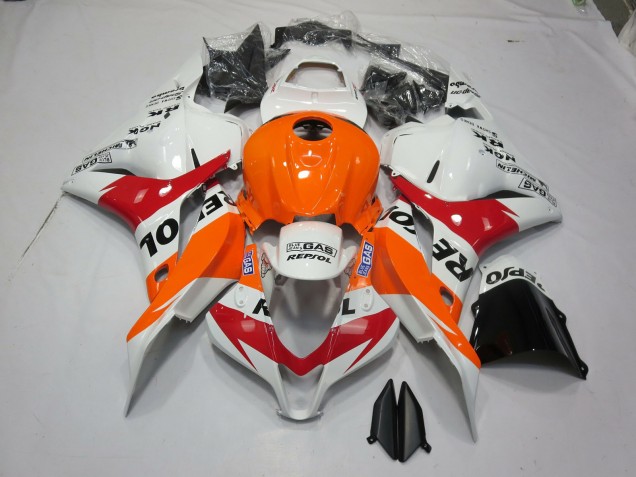 Bianco Arancione Repsol 09-12 CBR600RR Carene Moto