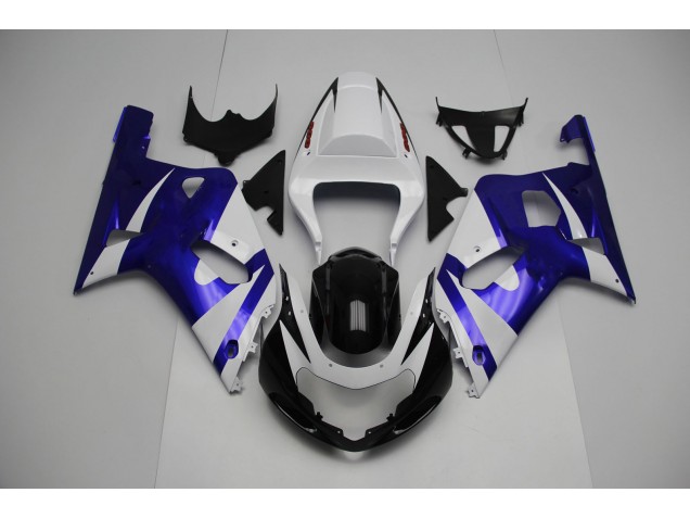 Bianco & Blu 01-03 GSXR 600-750 Carene Moto