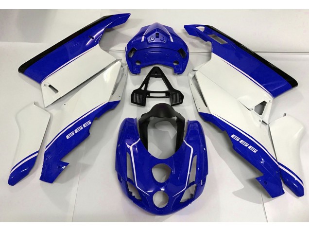 Bianco Blu & Nero 03-04 Ducati 749 999 Carene Moto