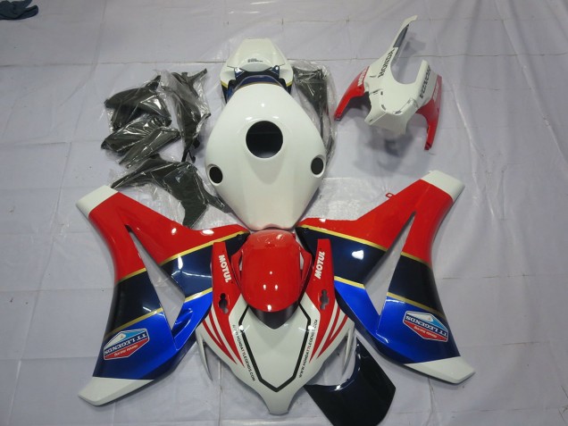 Bianco Blu & Rosso 08-11 CBR1000RR Carene Moto