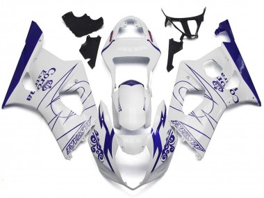 Acquista Bianco Corona Stile Personalizzato 03-04 GSXR 1000 Carene Moto