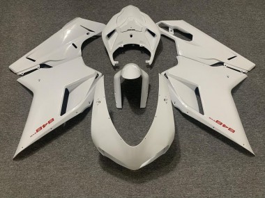 Acquista Bianco Lucido 07-14 Ducati 848 1098 1198 Carene Moto