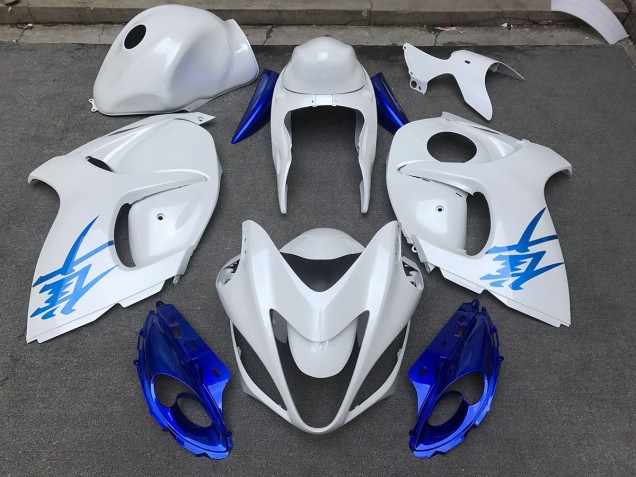 Bianco Lucido & Blu 08-20 GSXR 1300 Carene Moto
