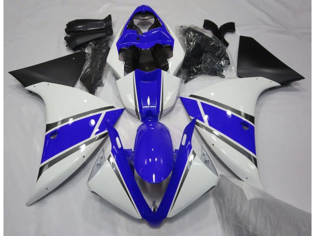 Bianco Lucido & Blu 09-11 R1 Carene Moto