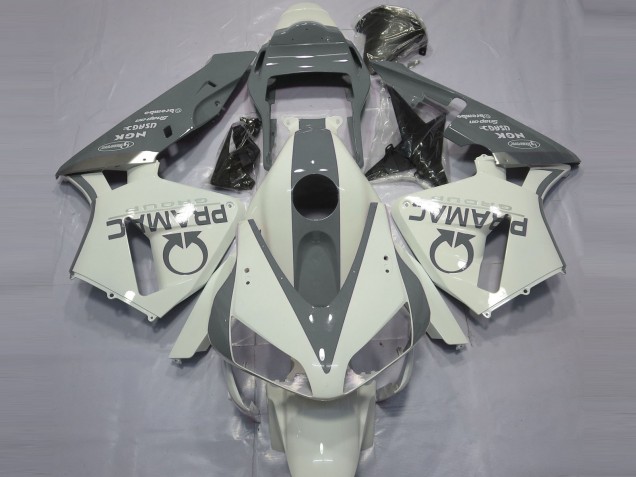 Bianco Lucido & Grigio Pramac 03-04 CBR600RR Carene Moto