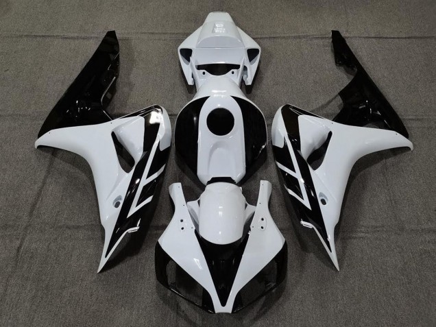 Bianco Lucido & Nero 06-07 CBR1000RR Carene Moto