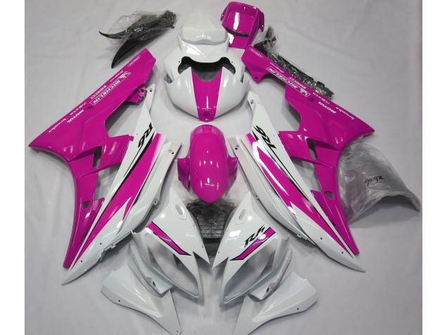 Bianco Lucido & Rosa 06-07 R6 Carene Moto