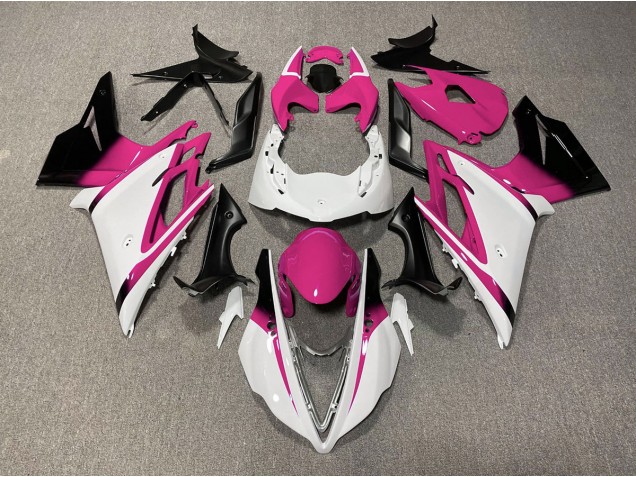 Bianco Lucido & Rosa 13-16 Daytona 675 Carene Moto