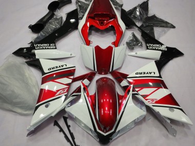 Acquista Bianco Lucido & Rosso 07-08 R1 Carene Moto