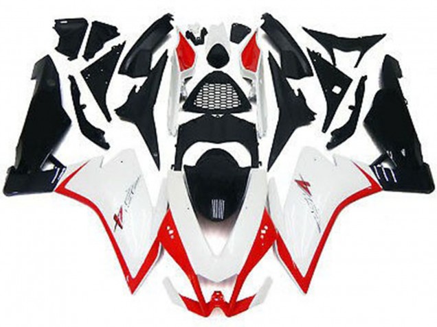 Bianco Lucido & Rosso 10-15 RSV4 1000 Carene Moto