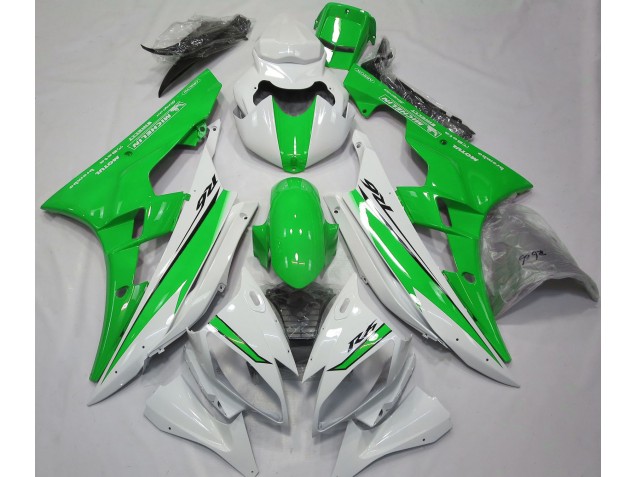 Bianco Lucido & Verde 06-07 R6 Carene Moto