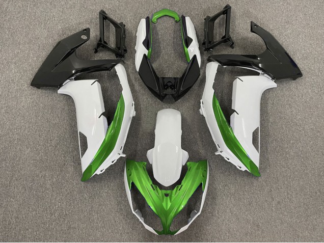 Bianco Lucido & Verde 12-16 Ninja 650R Carene Moto